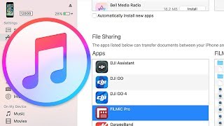 2017 How to transfer files using iTunes File Sharing [upl. by Henghold]