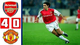 Arsenal VS Manchester United 40  Hіghlіghts amp Gоals  Premier League 2001 [upl. by Amatruda]