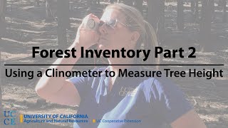 Forest Inventory Part 2 Using a Clinometer to Measure Tree Height [upl. by Oile]