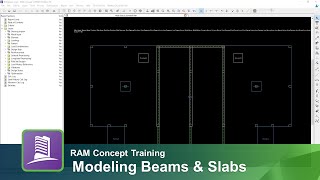 Modeling Concrete Beams and Slabs in RAM Concept [upl. by Dupuy]