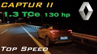 RENAULT CAPTUR II 2021 13 TCe 130 hp Acceleration amp Top Speed [upl. by Avlem]