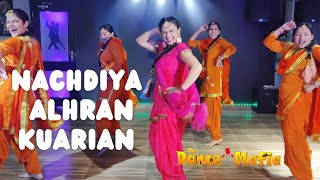 Nachdian Alrhaah Kuarian  Diljit Dosanjh  Punjabi Dance  Group Dance for Girls  The Dance Mafia [upl. by Nylyaj]