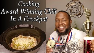 Award Winning White Chili🏅  Easy CrockPot Recipe [upl. by Brit555]