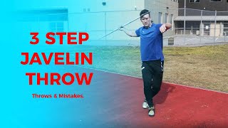 3 Step Javelin Throw [upl. by Eirrak854]