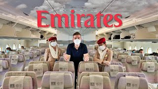 Emirates A380 INCREDIBLE Economy Class  Full Flight Review [upl. by Alfi]