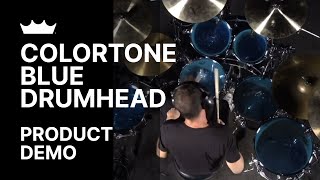 Colortone Blue Drumhead  Remo [upl. by Aleahc]