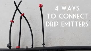 Desert Gardening Basics How to Install Drip Emitters [upl. by Hnao798]