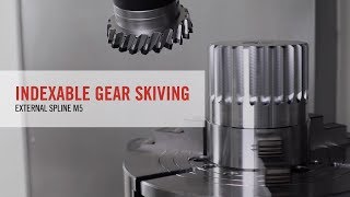 Indexable Gear Skiving  Seco Tools [upl. by Eemla]