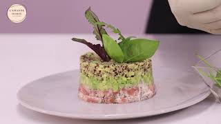 Salade tartare saumon  avocat  quinoa [upl. by Woodruff]