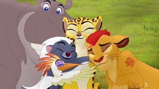 The Lion Guard Group Hug  Fulis New Family Clip HD [upl. by Koo448]