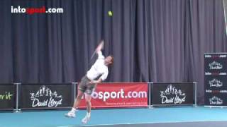 Tennis Serve Topspin Serve Technique [upl. by Groves]