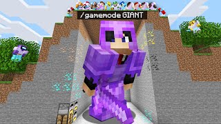 Minecraft Manhunt but i quotsecretlyquot used GIANT mode [upl. by Bryana]