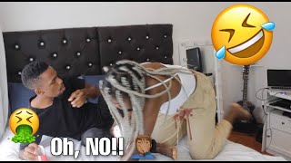 PERIOD PRANK ON GIRLFRIEND  Hilarious 🤣 [upl. by Vasti]