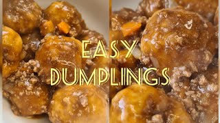 Easy dumplings for stew [upl. by Territus]