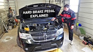 HARD BRAKE PEDAL CAUSE AND FIX [upl. by Elyse]