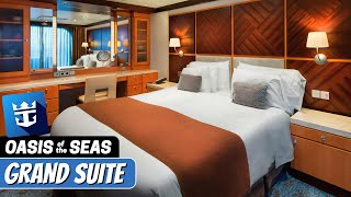 Oasis of the Seas  1BR Grand Suite Tour amp Review 4K  Royal Caribbean Cruise [upl. by Monarski]