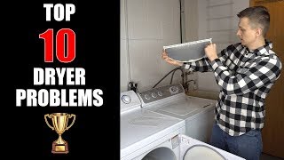 Dryer Troubleshooting  Top 10 Dryer Problems [upl. by Aerdnaz348]