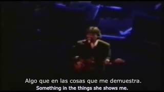 George Harrison  Something subtitulos en español e inglés  Live 1992 [upl. by Ronica]