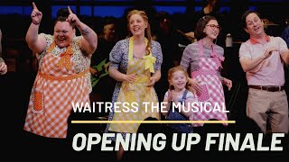 Waitress Live  Opening Up finale Waitress West End Musical [upl. by Sherar]