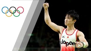 Japans Uchimura wins Mens Artistic Gymnastics Individual All Around gold [upl. by Kleiman]