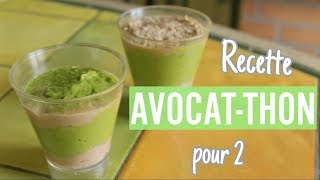 🍴Verrine avocat  thon  RECETTE [upl. by Enelyad]