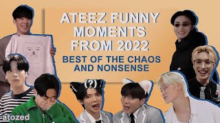 ATEEZ Funny Moments from 2022 [upl. by Analaf]