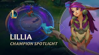 Lillia Champion Spotlight  Gameplay  League of Legends [upl. by Eanrahs]