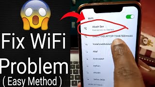 How To Fix WiFi Problem  Connected No Internet [upl. by Anilet]