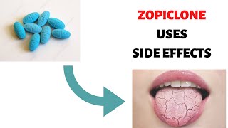 ZOPICLONE IMOVANE Review Uses Side Effects Mechanism of Action [upl. by Nonnerb]