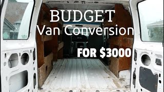 Budget Van Conversion  Ford Econoline 3000 [upl. by Arlie614]