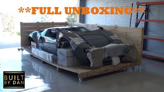 GT40 Kit Car Build  Ep 06  GT40 Delivery Day Unboxing [upl. by Rahsab693]