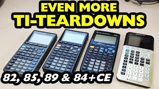 More TI Graphic Calculator Teardowns [upl. by Othella]