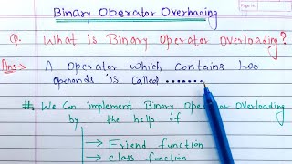 Binary operator overloading in C  C program add two numbers using binary operator overloading [upl. by Lerad]