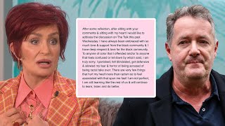 Sharon Osbourne APOLOGIZES for Defending Piers Morgan [upl. by Sacci]