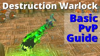 Destruction Warlock  Basic PvP Guide  Shadowlands  WoW [upl. by Stormy]