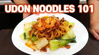 5 Minutes EASY Udon Noodles Recipes 5 Ways [upl. by Nawat755]