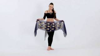 How to Use a Belly Dancing Hip Scarf  Belly Dancing [upl. by Uno]