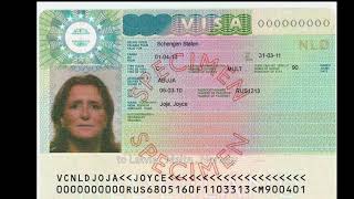 How to Read a Schengen Visa Sticker [upl. by Ellek423]