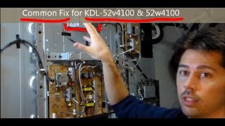 Easy Common Fix for Sony TVs KDL Red light blinking [upl. by Dacie]