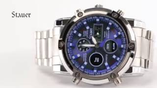 Stauer Blue Stone Chronograph Watch [upl. by Ledairam]