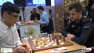 Alireza Firouzja vs Magnus Carlsen  World Blitz 2019 [upl. by Zosi]