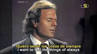 JULIO IGLESIAS  Volver a empezar  Spanish and english subtitles [upl. by Arly765]