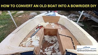 Boat conversion into Bowrider [upl. by Sacttler256]