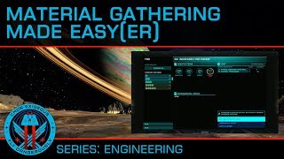 Collecting Raw Manufactured and Data Engineering Materials in Elite Dangerous 2018 Tutorial [upl. by Wilscam761]