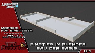 LS22  Modding für Einsteiger  E04  Von 0inGame  Scheunenbau  Bauen der Basis [upl. by Yesnyl]