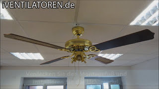 Deckenventilator Westinghouse MONARCH TRIO [upl. by Simeon905]