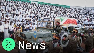 Thousands Attend State Funeral For Late Burundi President Pierre Nkurunziza [upl. by Eelime]