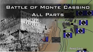 Battle of Monte Cassino All Parts  Italy 1944 [upl. by Harberd]