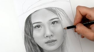 How to get a Likeness in a Portrait Drawing  Drawing from a Reference Photo [upl. by Supat800]