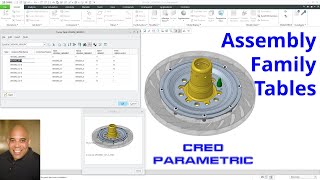 Creo Parametric  Assembly Family Tables [upl. by Willy]